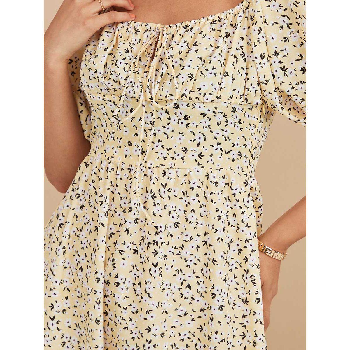 فستان ميدي مطبع بزهور من ريد تايب-women-clothing-dresses-image-4
