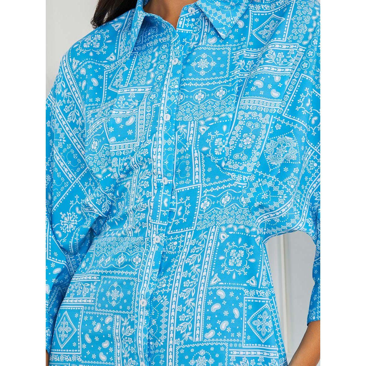 فستان ميدي مطبع بطبعة وشاح من ريد تايب-women-clothing-dresses-image-3
