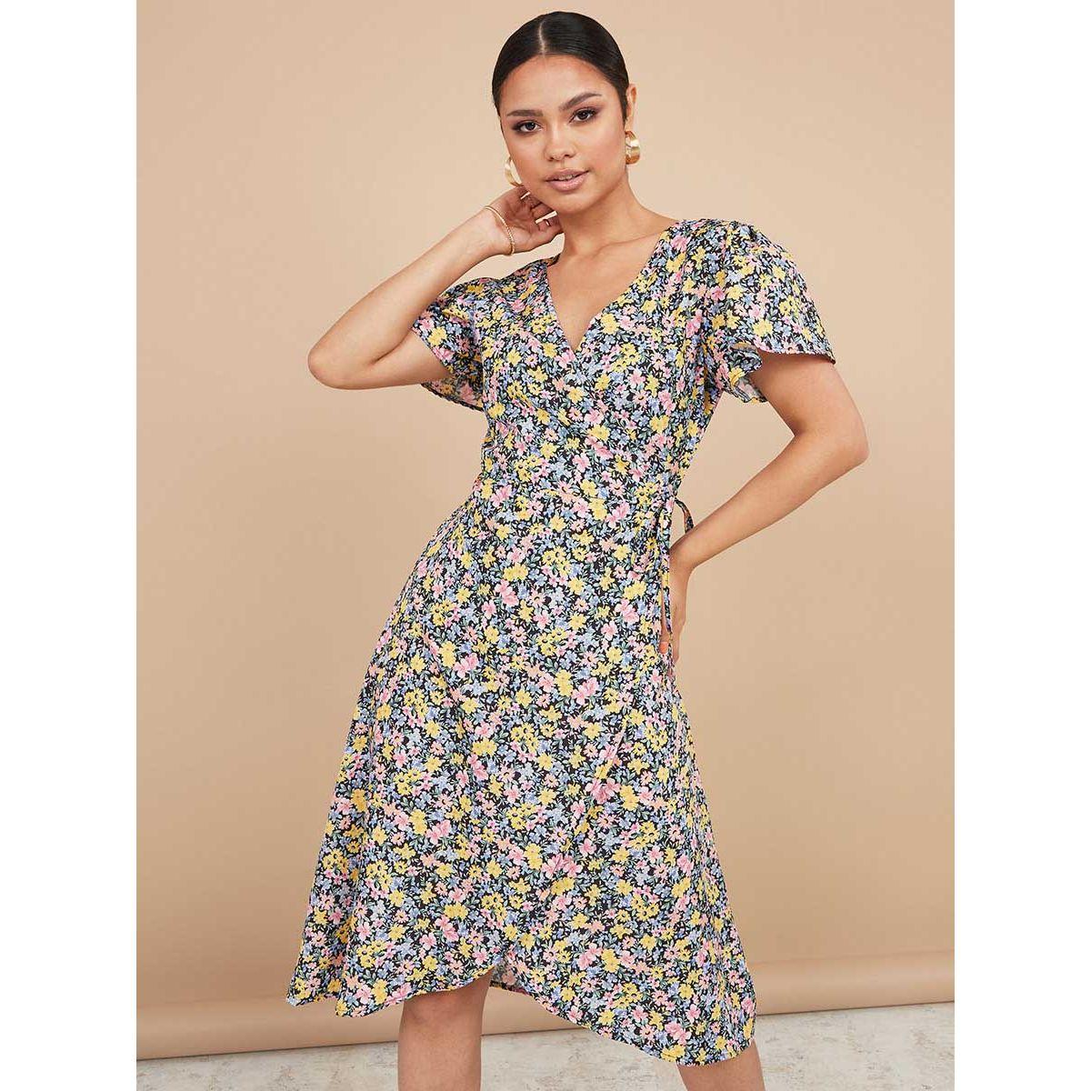 فستان ميدي بنمط لف من ريد تايب-women-clothing-dresses-image-1
