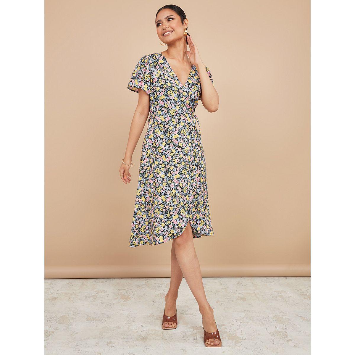 فستان ميدي بنمط لف من ريد تايب-women-clothing-dresses-image-2