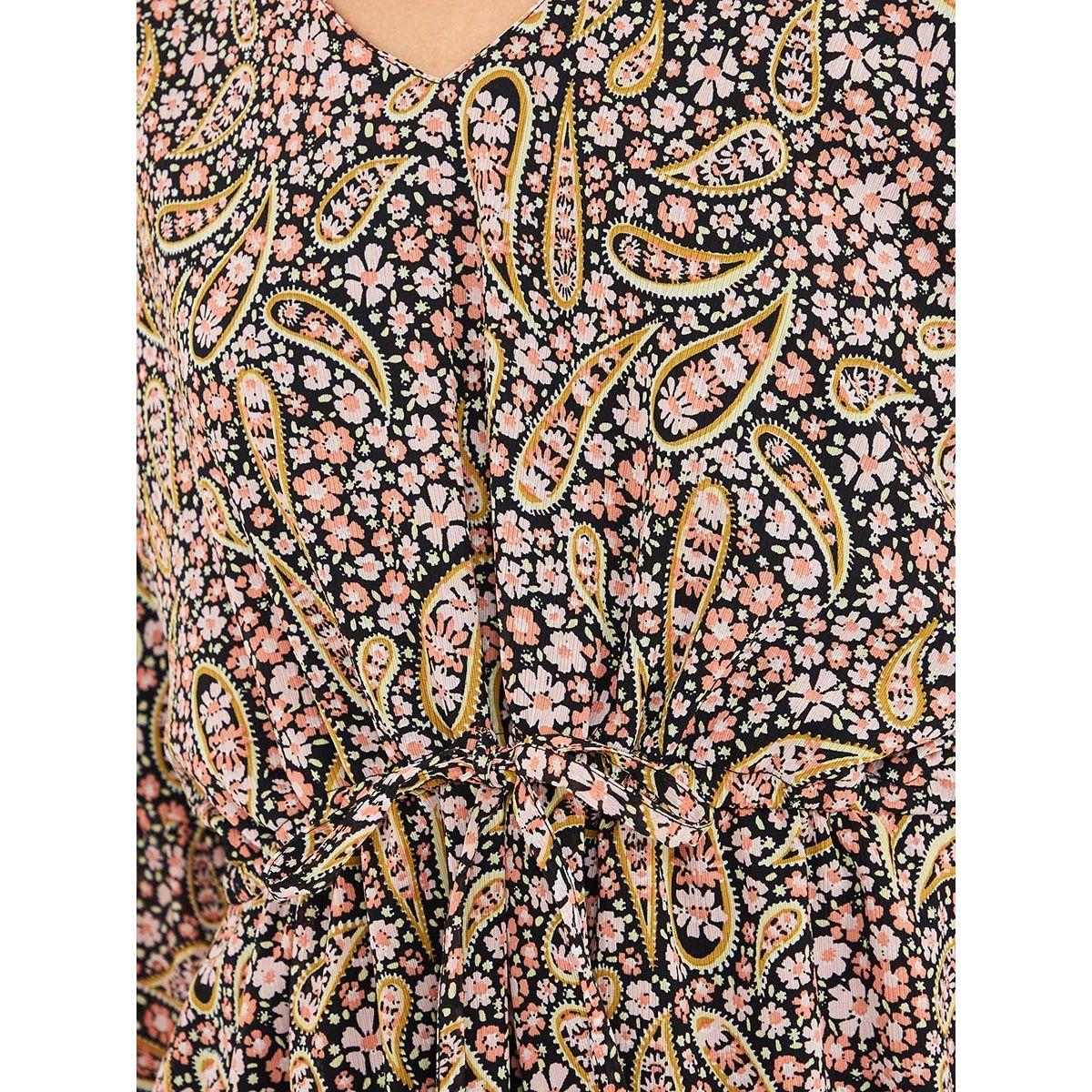 Styli Long Bell Sleeves Paisley Print A-Line Midi Dress-women-clothing-dresses-image-3