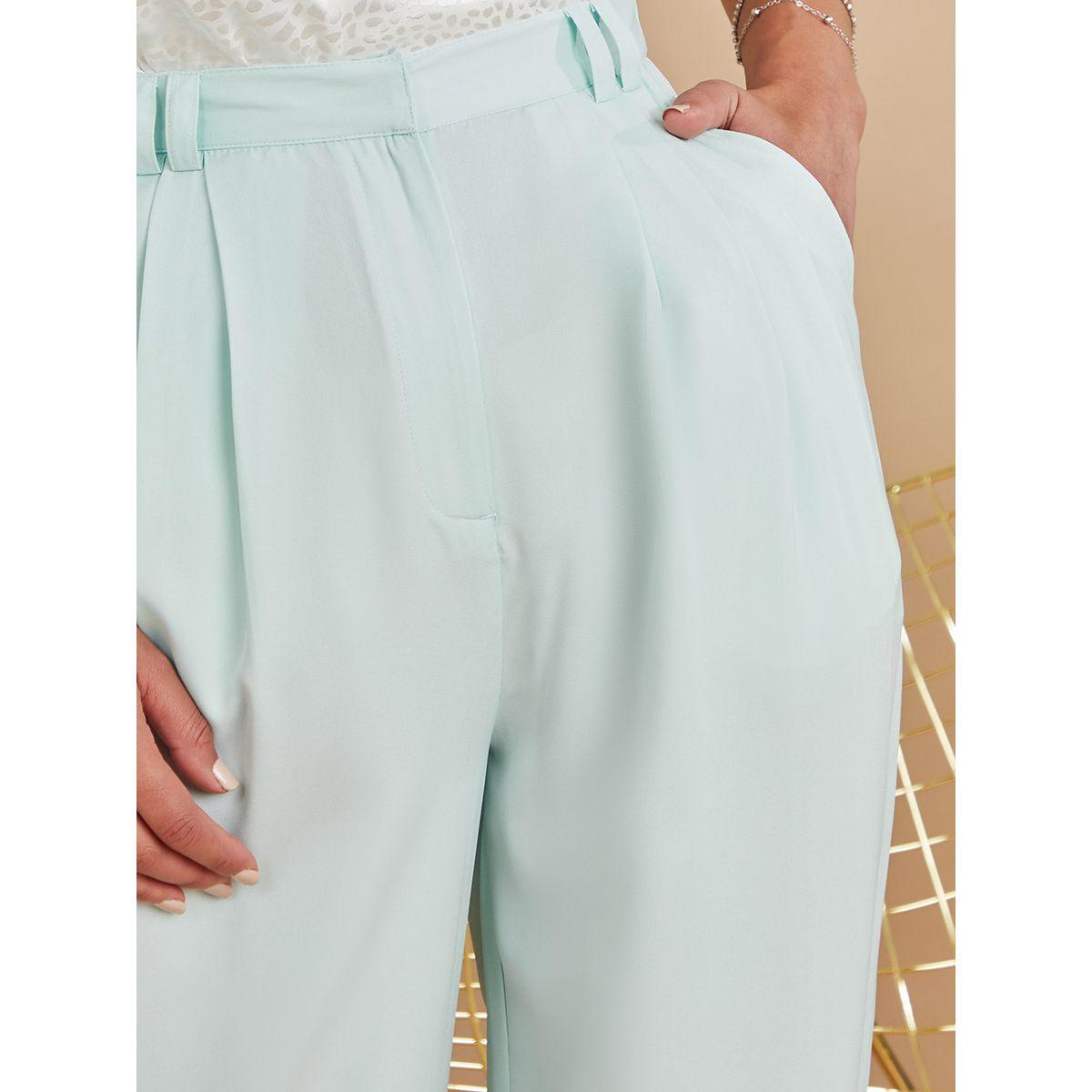 Styli Pleated Wide Leg Trouser-women-clothing-bottoms-trousers-image-3