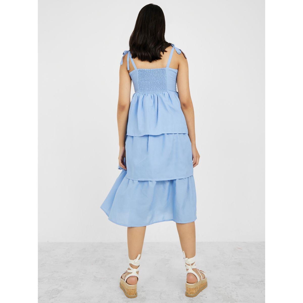 Styli Strappy Neck Schiffli Layered Midi Dress-women-clothing-dresses-image-4