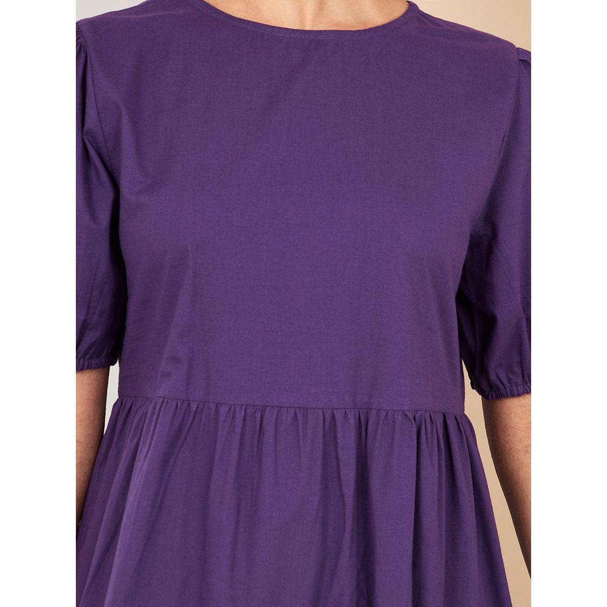 فستان ميدي باكمام قصيرة من ستايلي-women-clothing-dresses-image-3