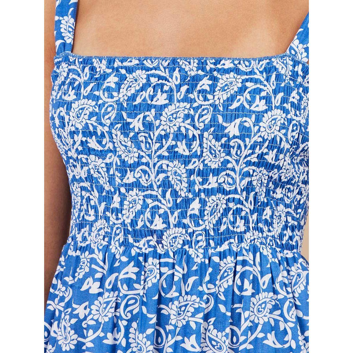 فستان ميدي مطبع بطبعة بيزلي-women-clothing-dresses-image-3