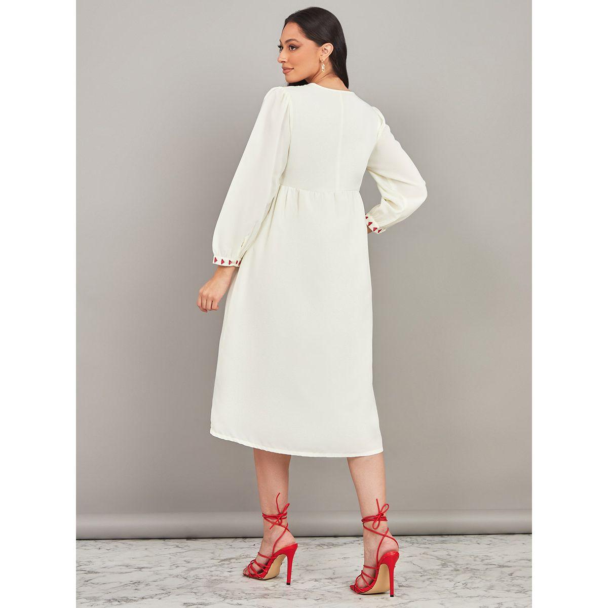 فستان ميدي باكمام طويلة من ستايلي-women-clothing-dresses-image-4