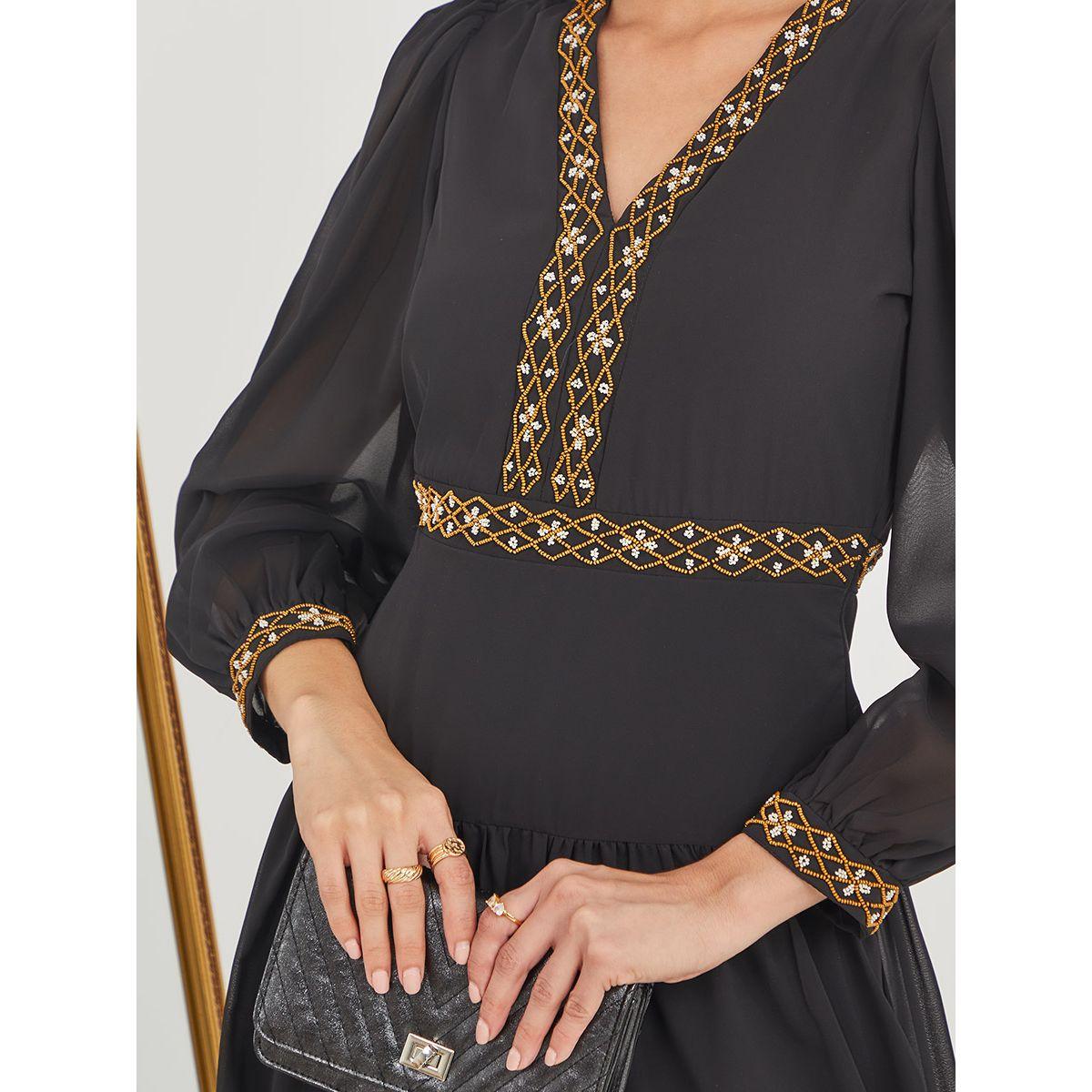 فستان طويل باكمام طويلة من ستايلي-women-clothing-dresses-image-3
