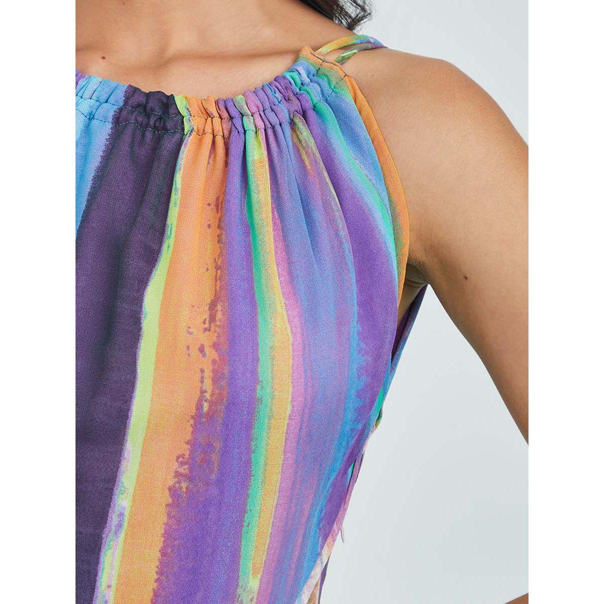 Styli Halter Neck Multi Striped A-Line Maxi Dress-women-clothing-dresses-image-3