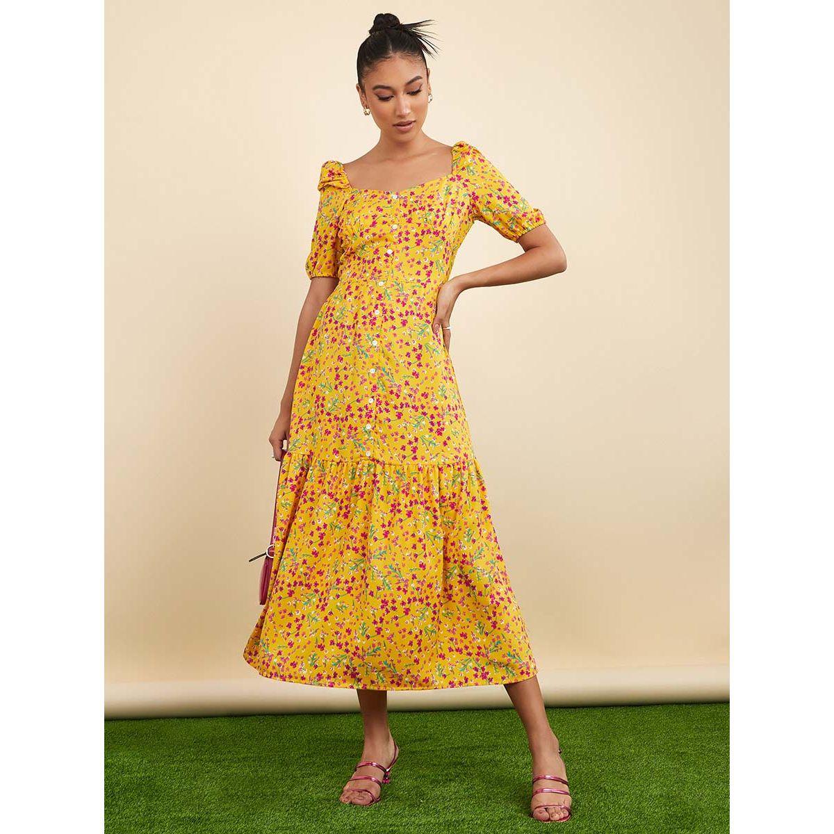 فستان طويل مطبع بزهور من ستايلي-women-clothing-dresses-image-1