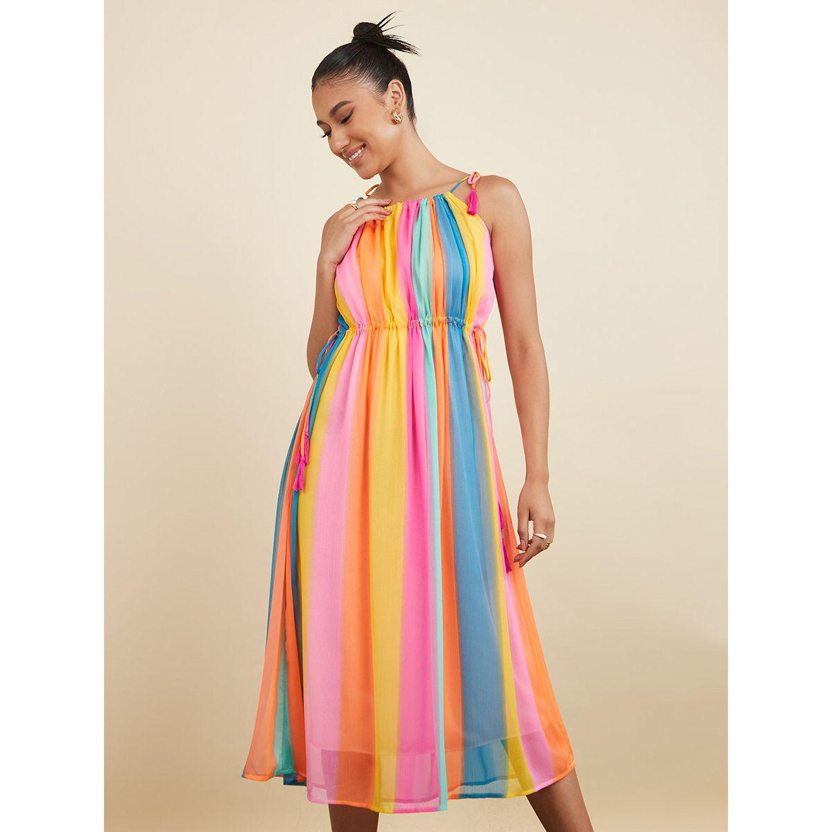 تنورة ميدي كاجوال من ستايلي-women-clothing-dresses-image-2