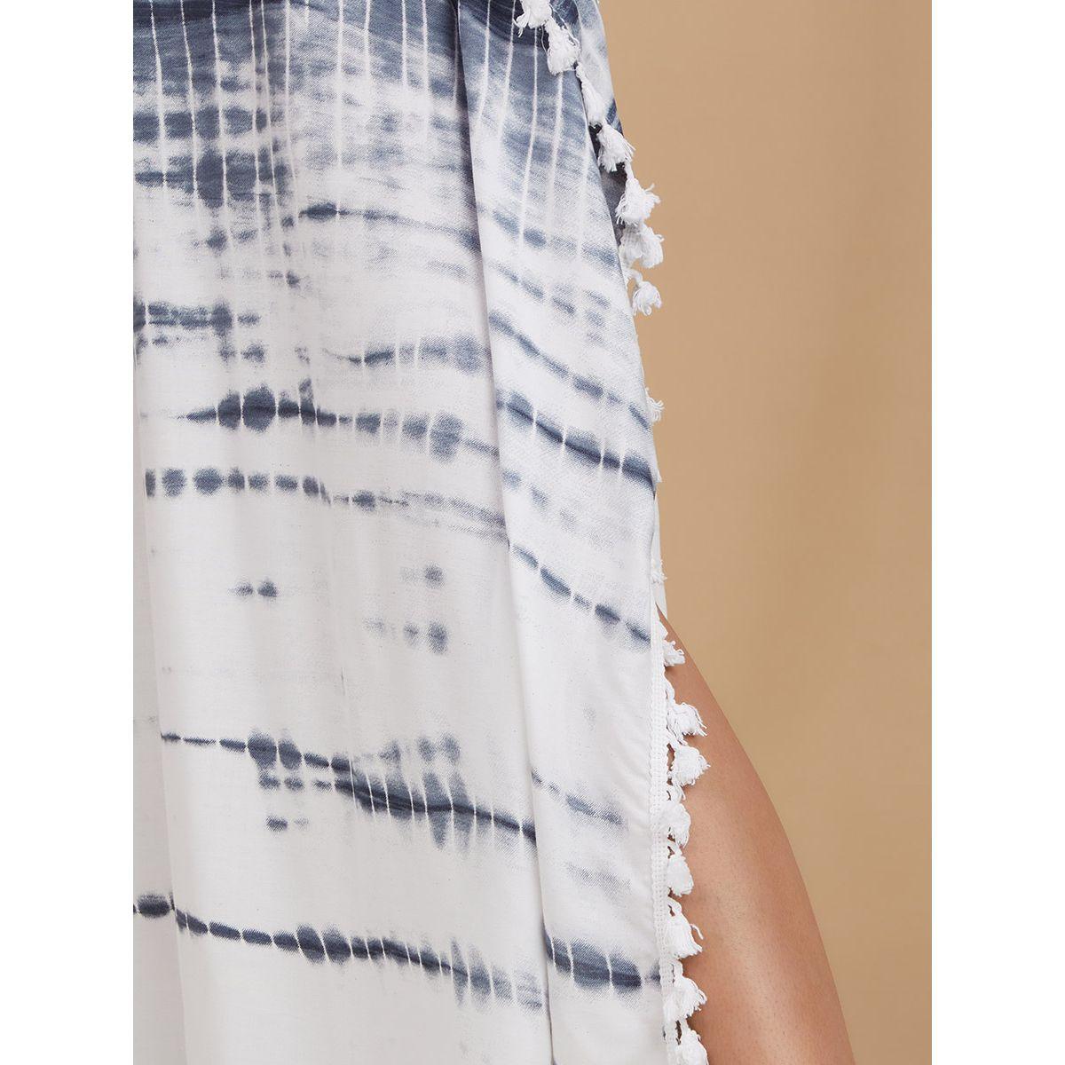 فستان طويل مزين بشراشيب من ستايلي-women-clothing-dresses-image-3