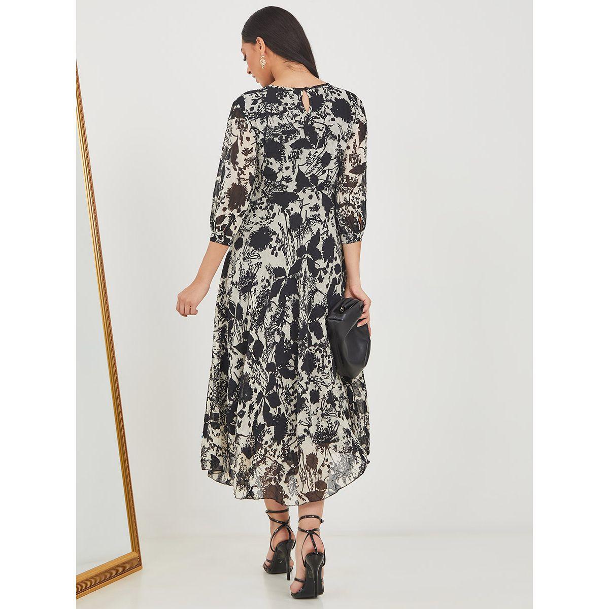 فستان ميدي مطبع بزهور من ستايلي-women-clothing-dresses-image-4