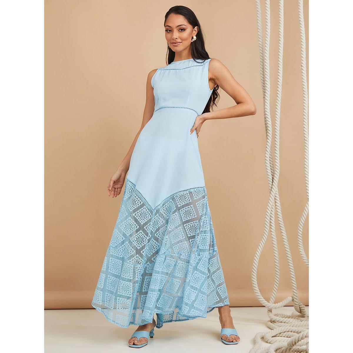 فستان طويل بلا اكمام من ستايلي-women-clothing-dresses-image-1