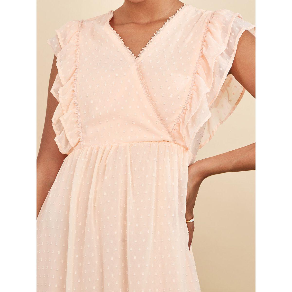 Styli Sleeveless Ruffled V Neck A-Line Midi Dress-women-clothing-dresses-image-3