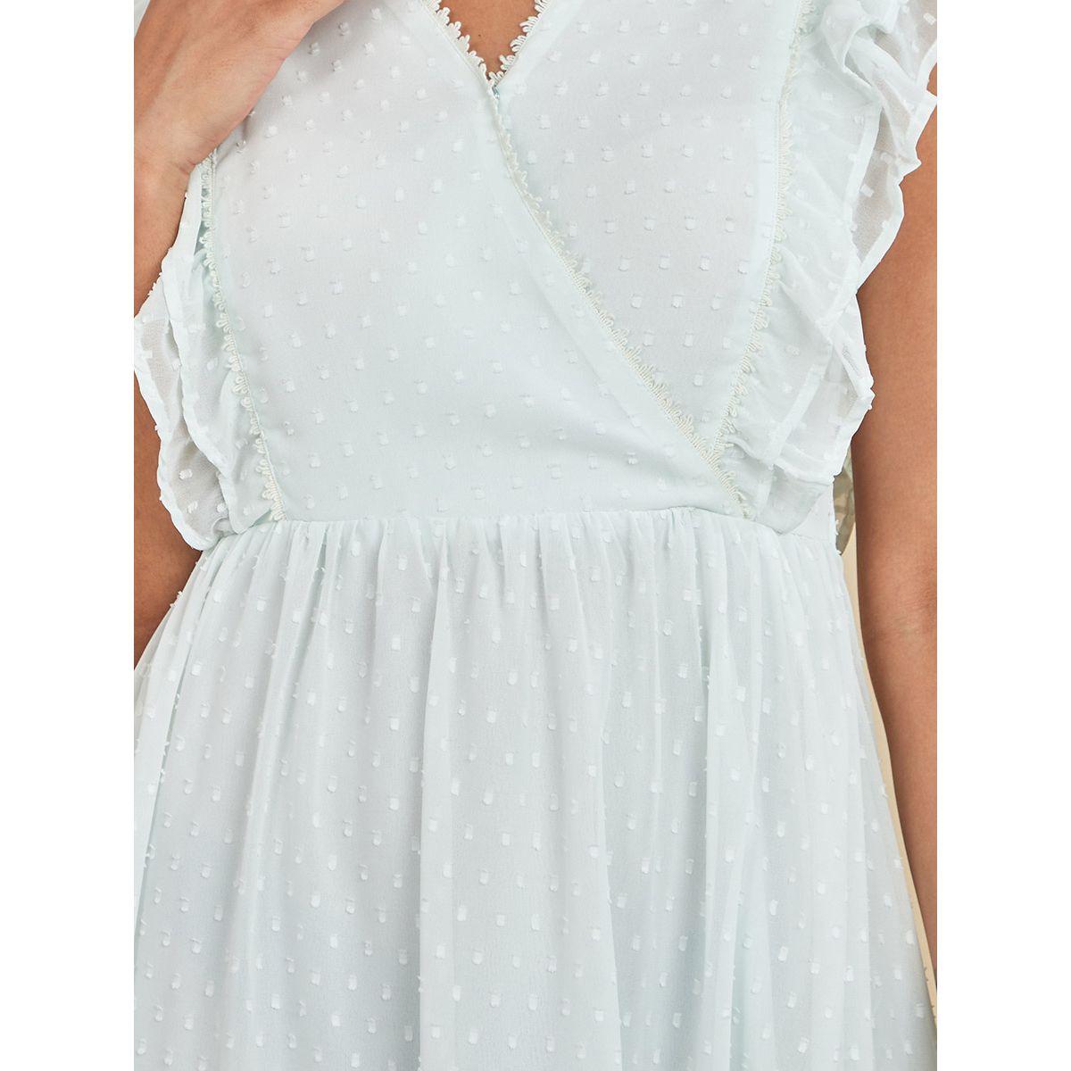 Styli Sleeveless Ruffled V Neck A-Line Midi Dress-women-clothing-dresses-image-3