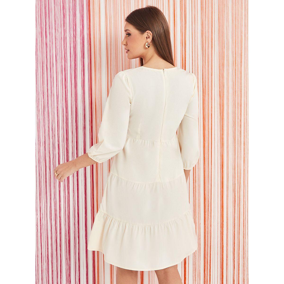 فستان ميدي بكسرات مع ازرار من ستايلي-women-clothing-dresses-image-4