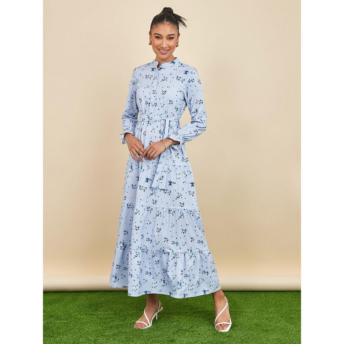 فستان طويل مطبع بزهور من ستايلي-women-clothing-dresses-image-1
