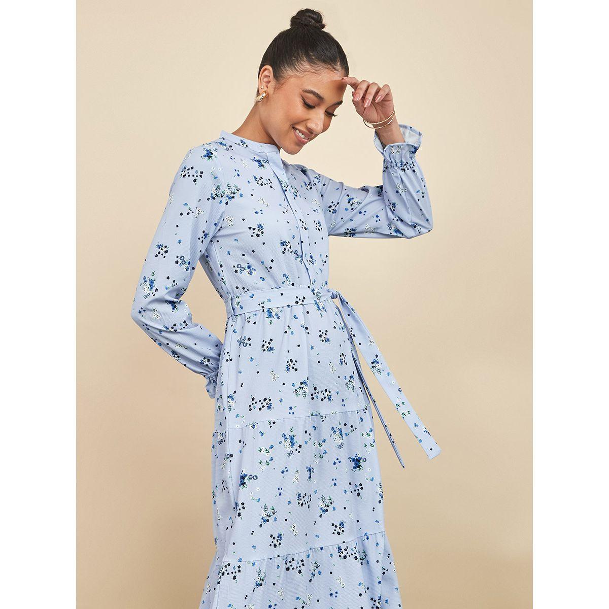 فستان طويل مطبع بزهور من ستايلي-women-clothing-dresses-image-2