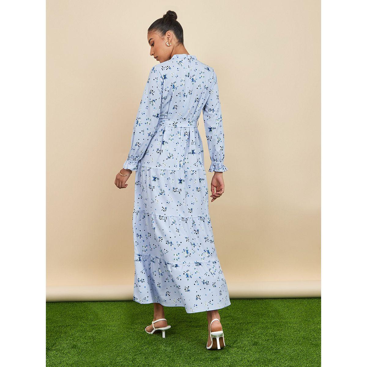 فستان طويل مطبع بزهور من ستايلي-women-clothing-dresses-image-4
