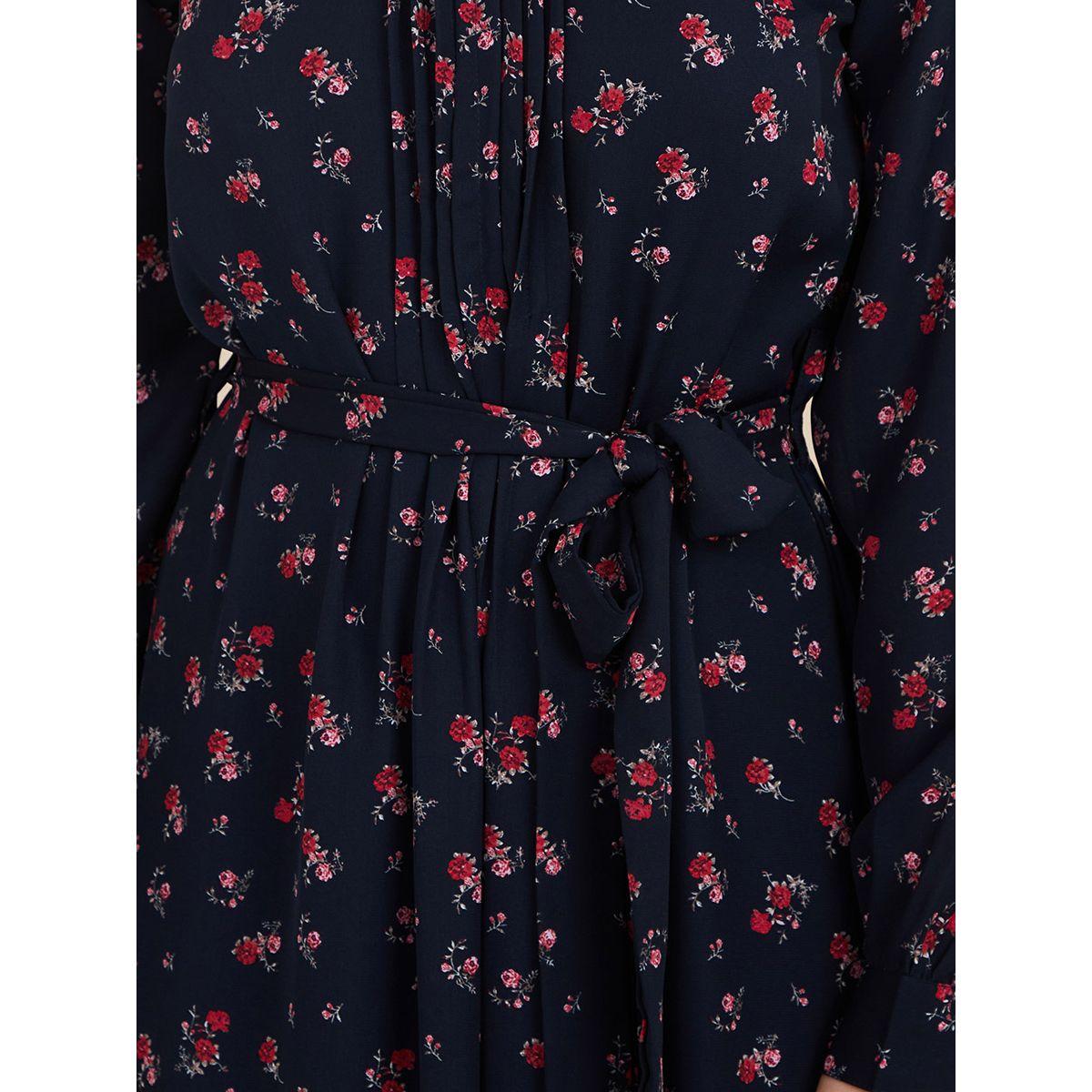 فستان ميدي باكمام طويلة من ستايلي-women-clothing-dresses-image-3