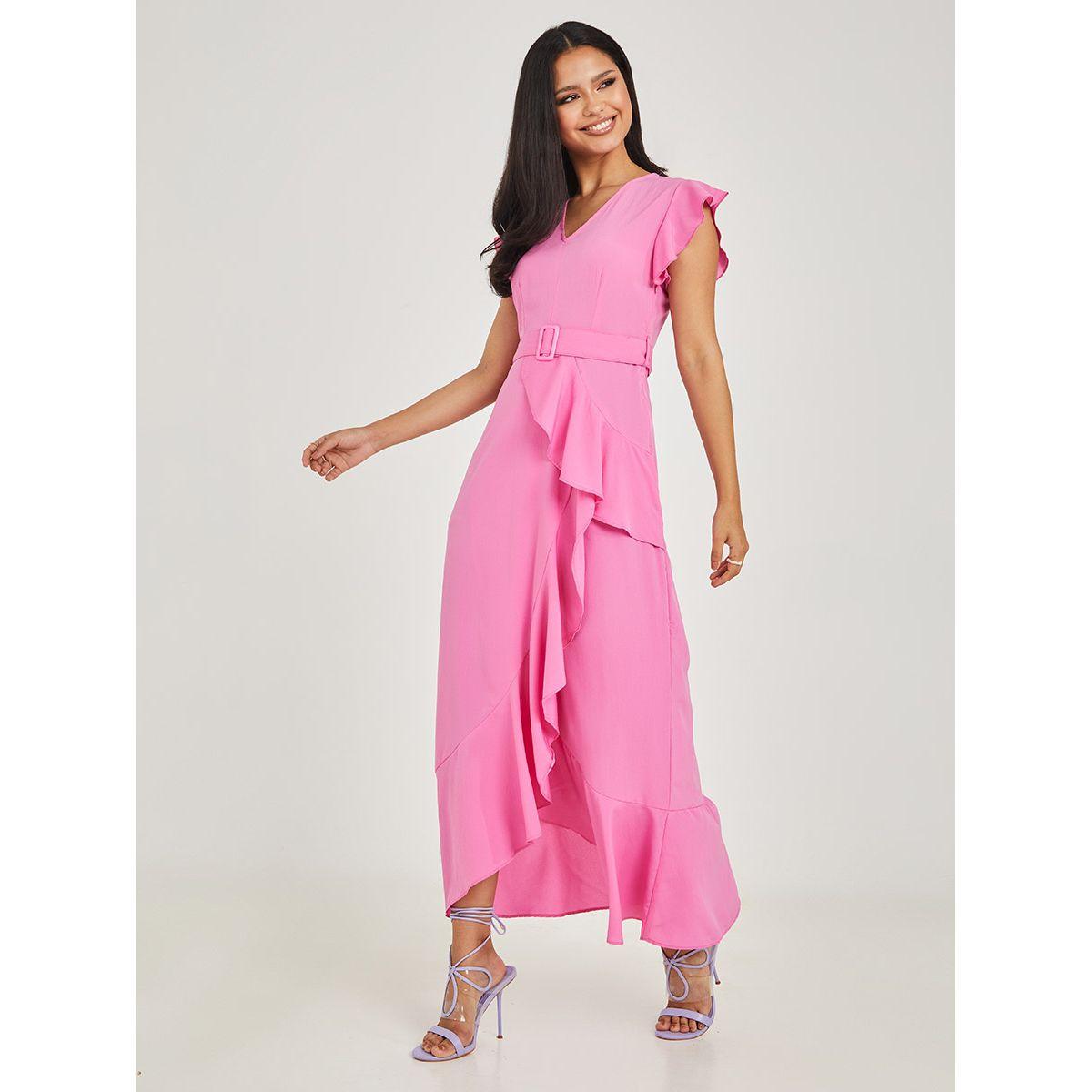 فستان طويل بنمط لف من ستايلي-women-clothing-dresses-image-1