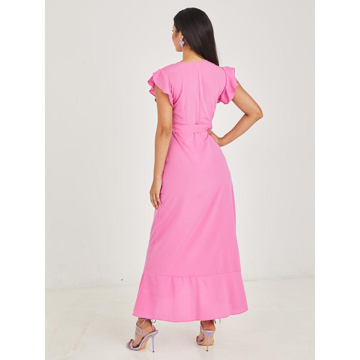 فستان طويل بنمط لف من ستايلي-women-clothing-dresses-image-4