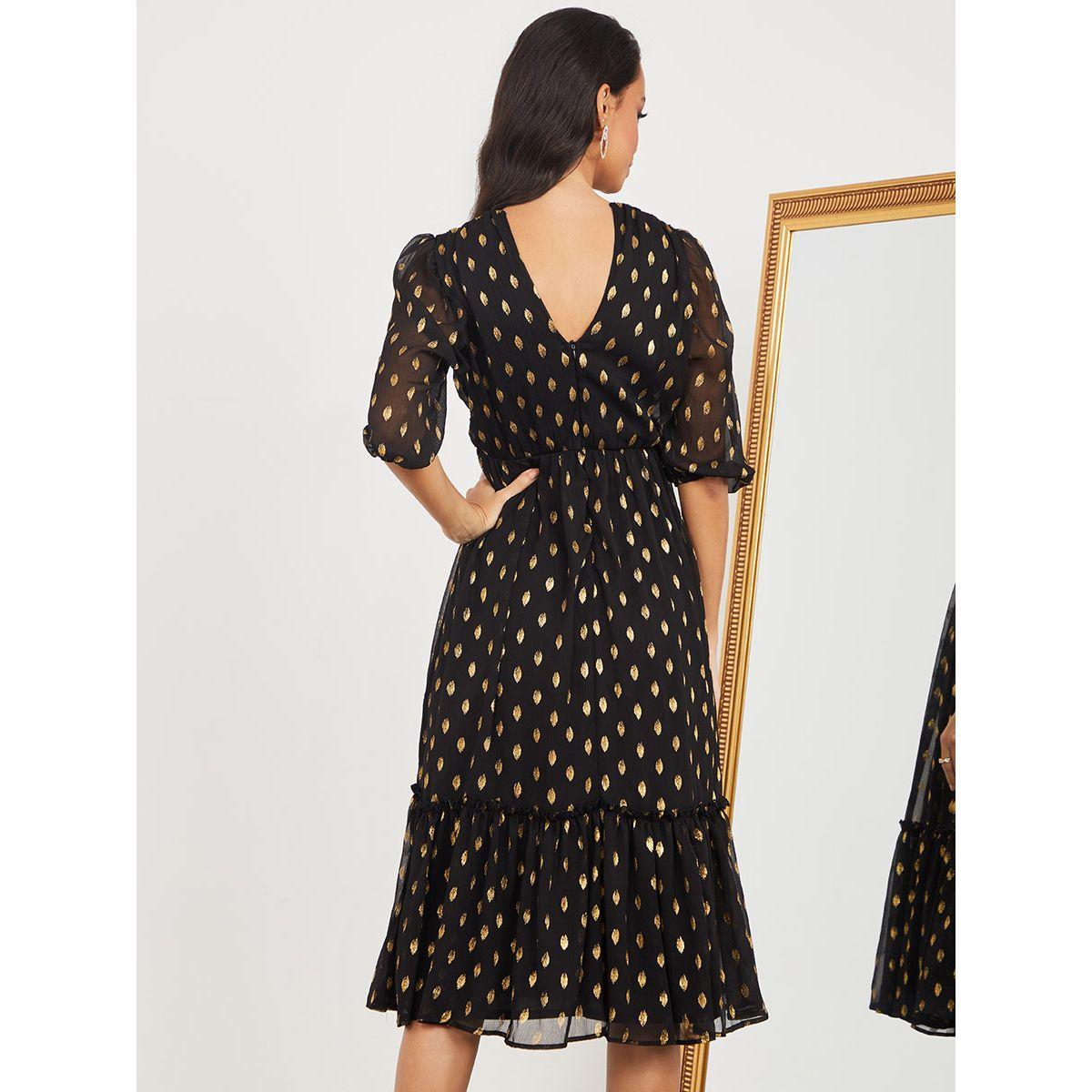 فستان ميدي باكمام باساور من ستايلي-women-clothing-dresses-image-4