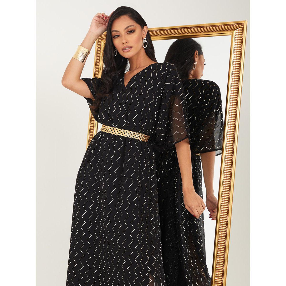 فستان طويل برباط خصر من ستايلي-women-clothing-dresses-image-2