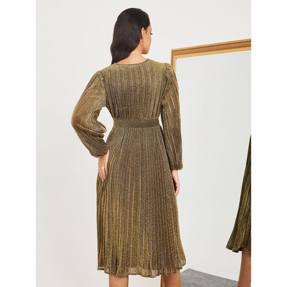 فستان ميدي باكمام طويلة من ستايلي-women-clothing-dresses-image-5