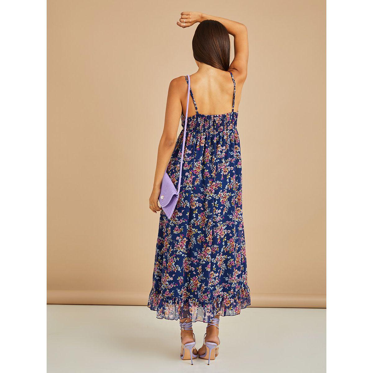 Styli Strappy Floral Print Smock Maxi Dress-women-clothing-dresses-image-5