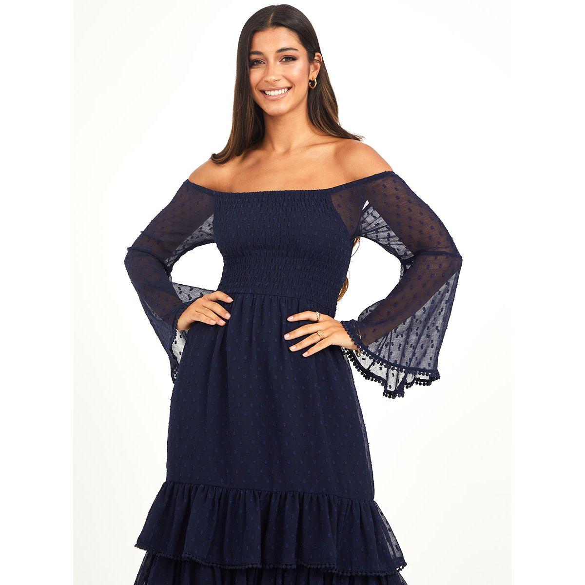 فستان ميدي باكتاف مكشوفة-women-clothing-dresses-image-2