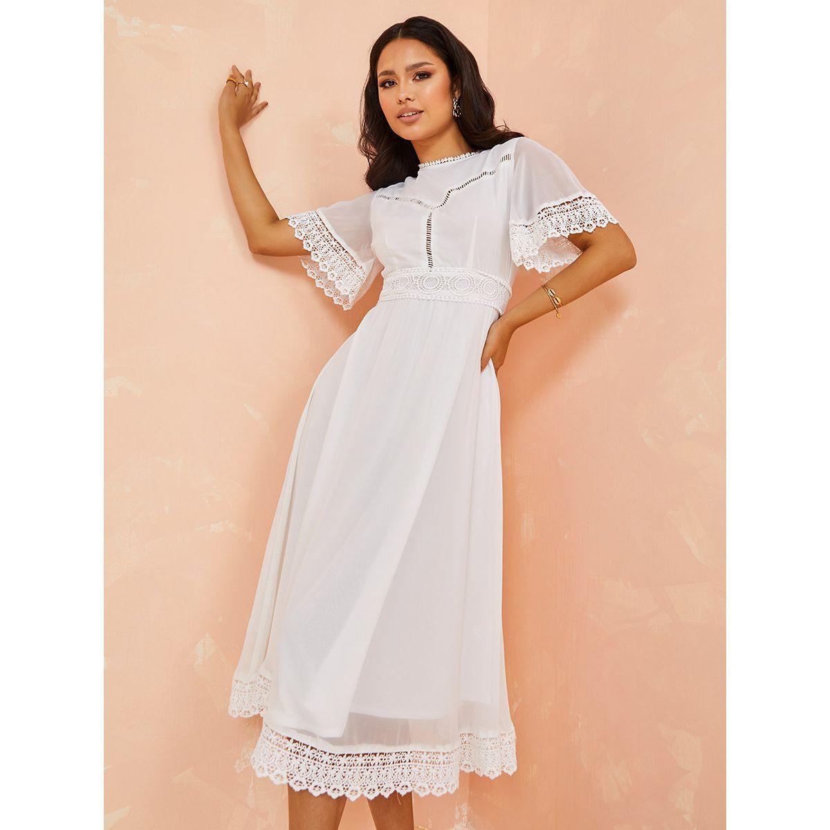 فستان ميدي بتداخلات كروشيه-women-clothing-dresses-image-3