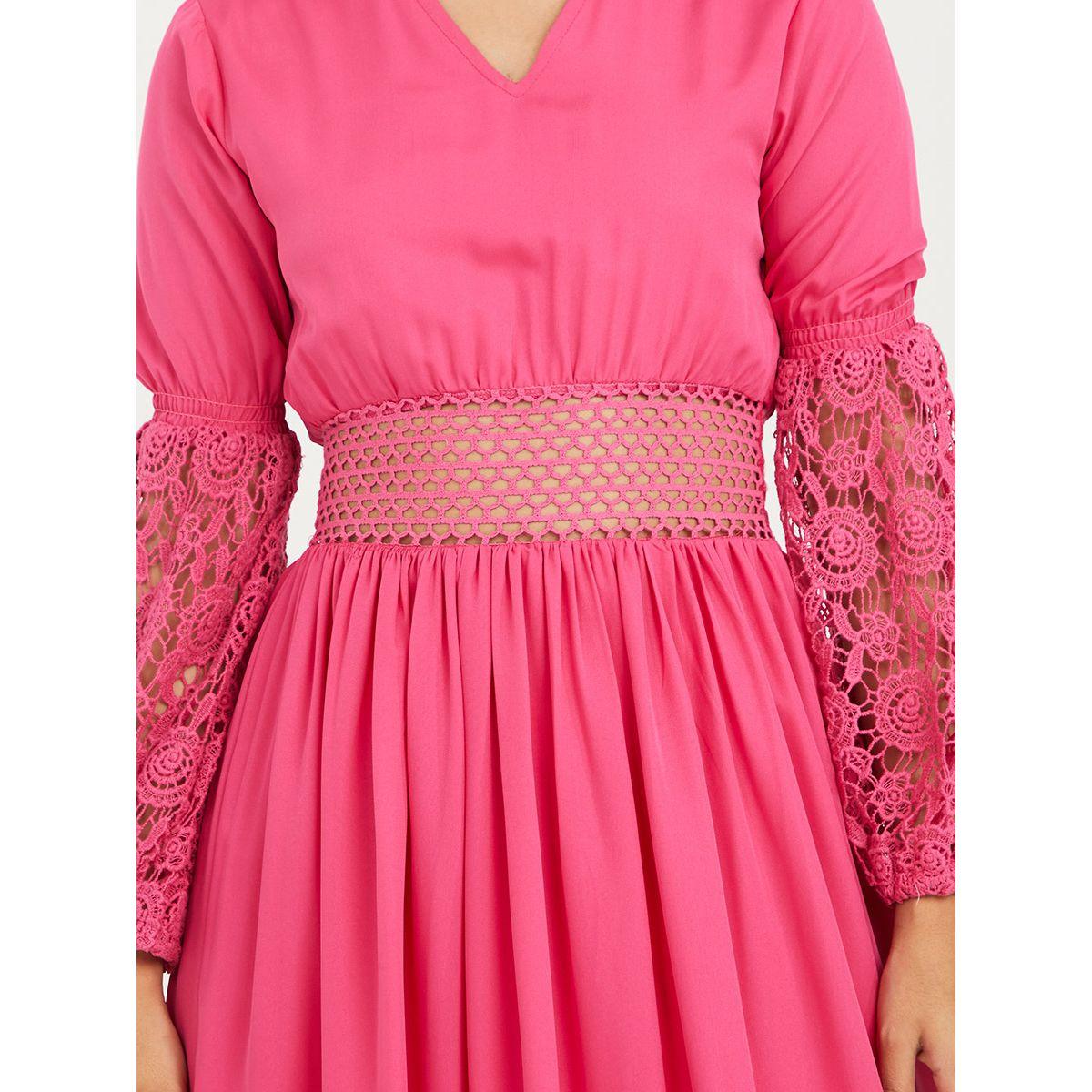 Styli Long Sleeves Floral Crochet Insert A-Line Maxi Dress-women-clothing-dresses-image-4