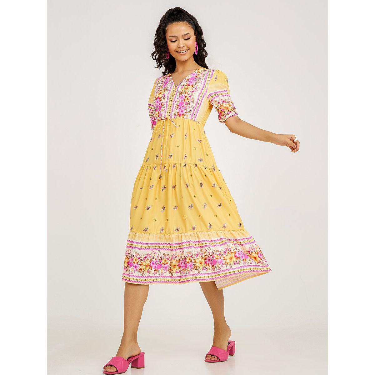 فستان ميدي باكمام واساور-women-clothing-dresses-image-2