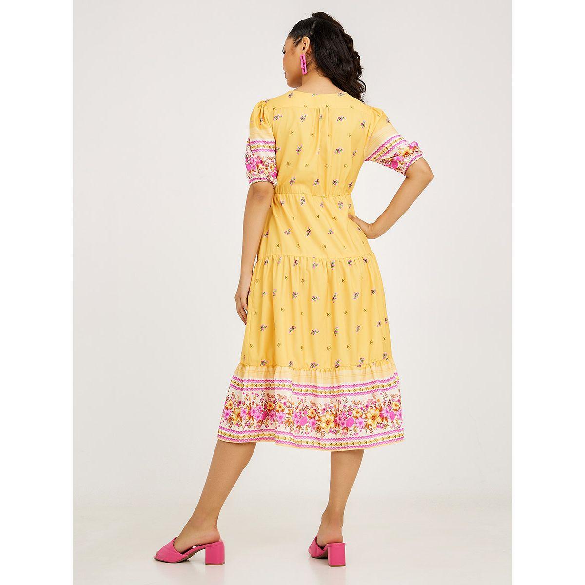 فستان ميدي باكمام واساور-women-clothing-dresses-image-4