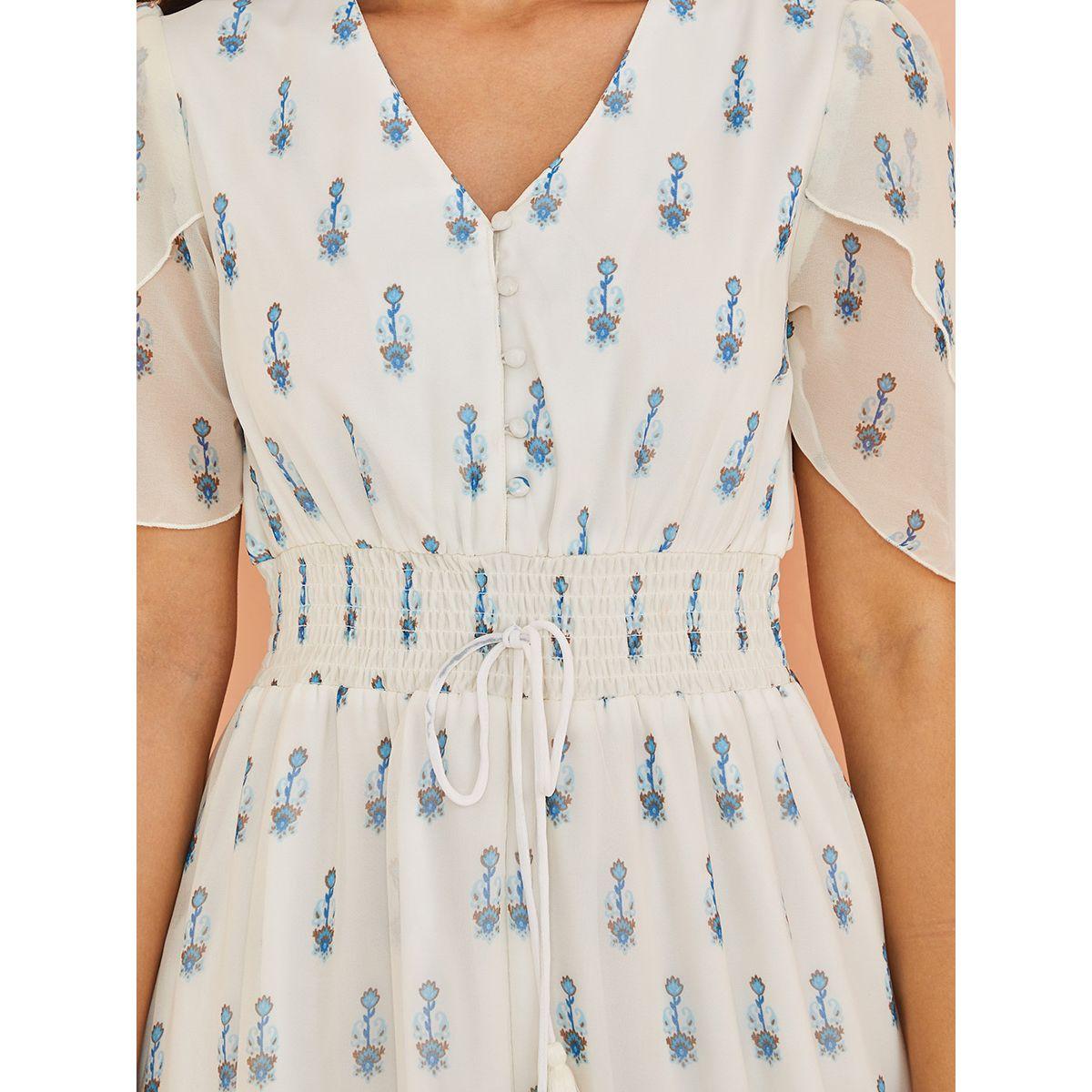 Styli Short Sleeves Bohemian Print A-Line Midi Dress-women-clothing-dresses-image-3