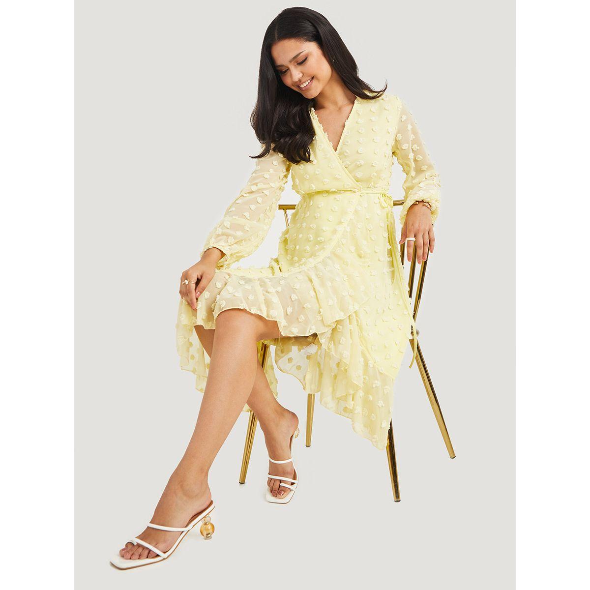 فستان ميدي بنمط لف-women-clothing-dresses-image-1