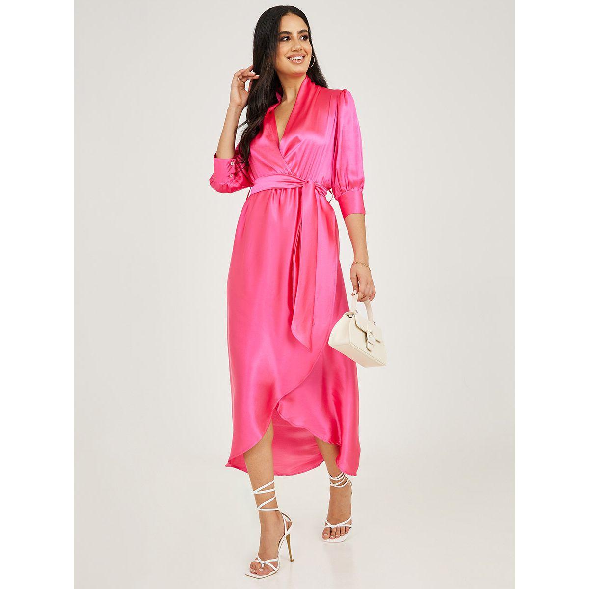 فستان ميدي بنمط لف-women-clothing-dresses-image-1