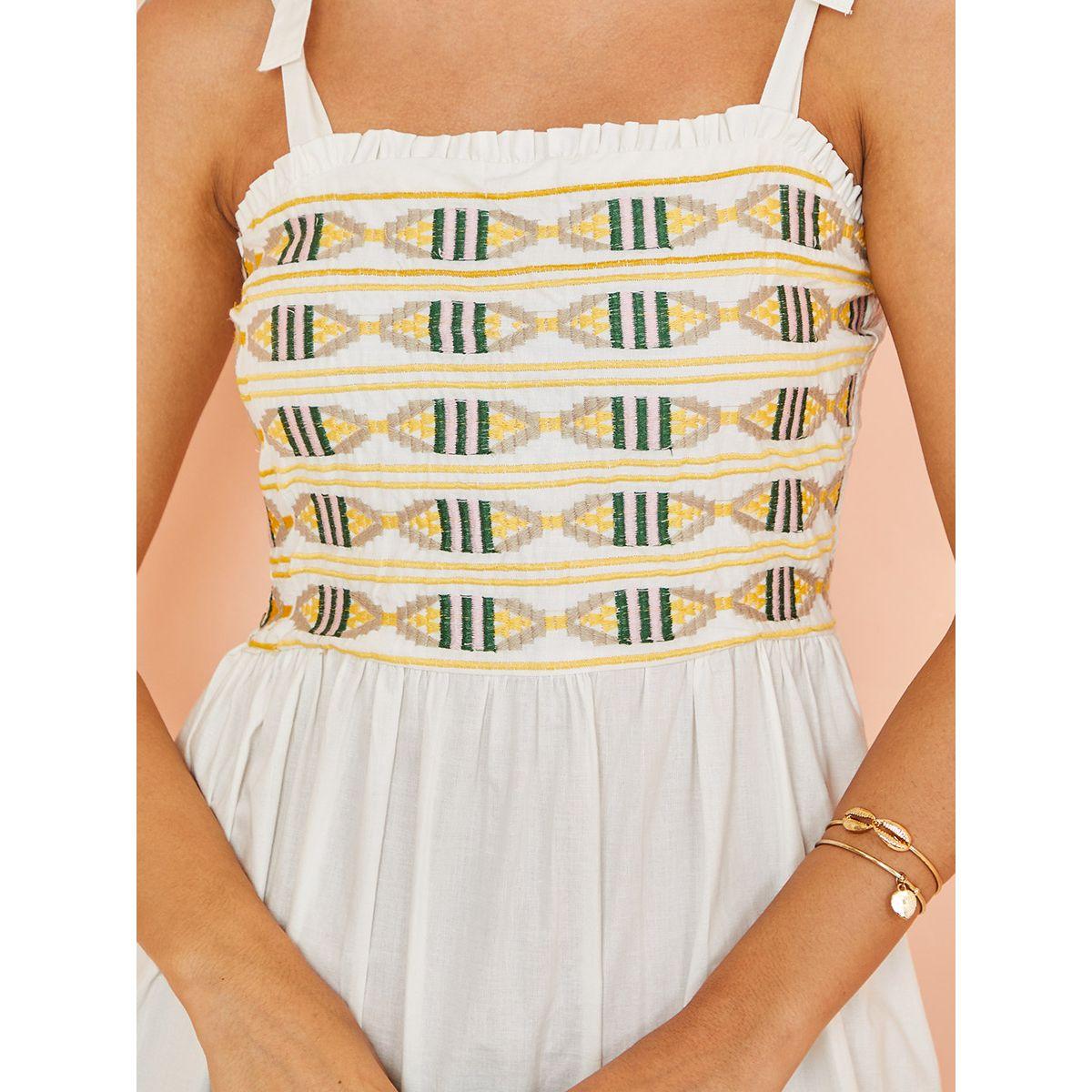 Styli Tie Shoulder Strap Embroidered A-Line Midi Dress-women-clothing-dresses-image-4