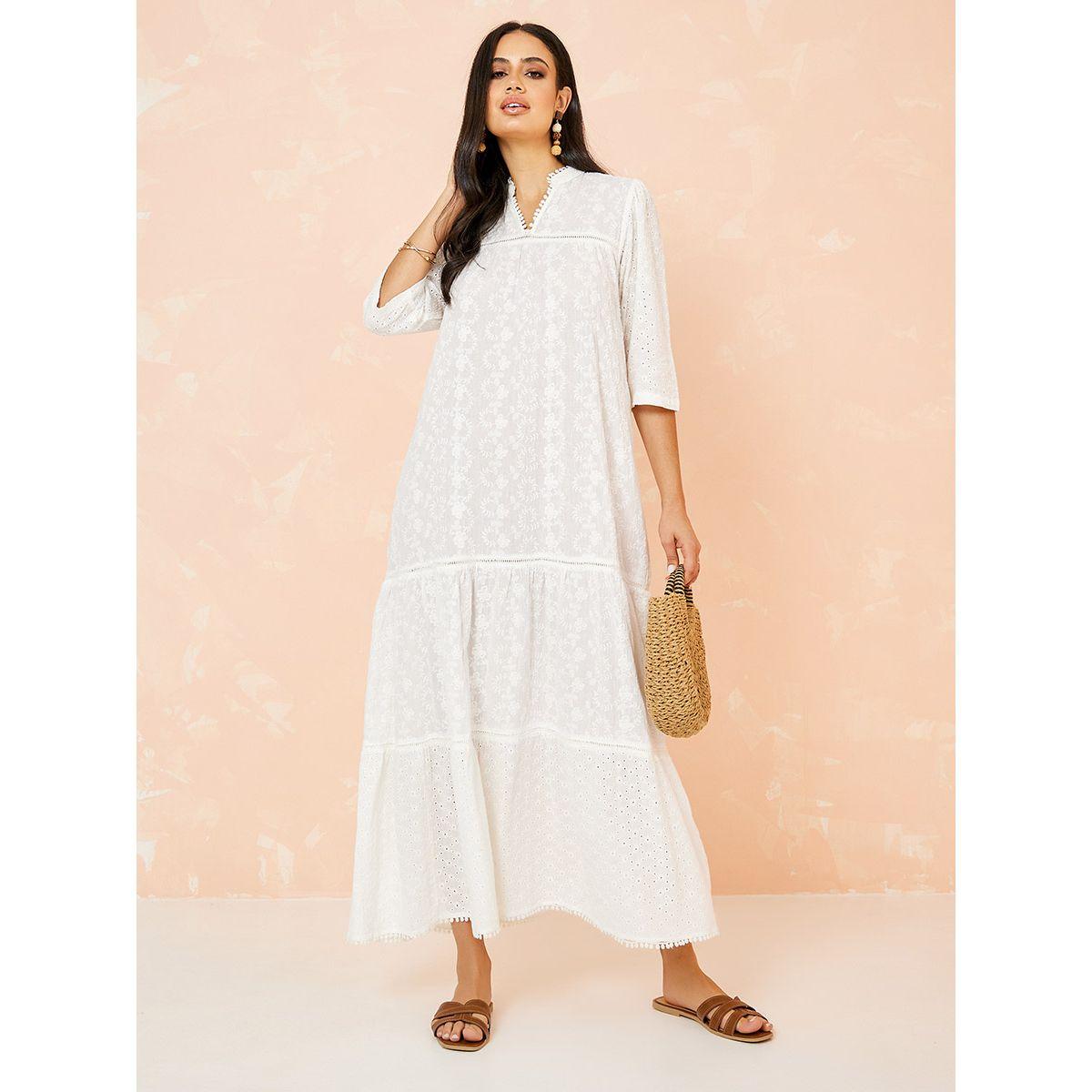 فستان طويل مطرز بطيات-women-clothing-dresses-image-2
