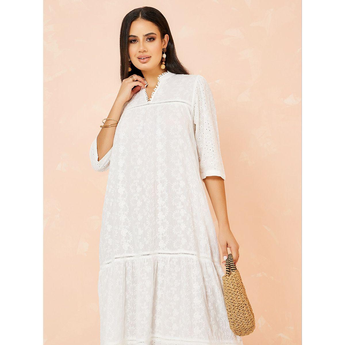 فستان طويل مطرز بطيات-women-clothing-dresses-image-3