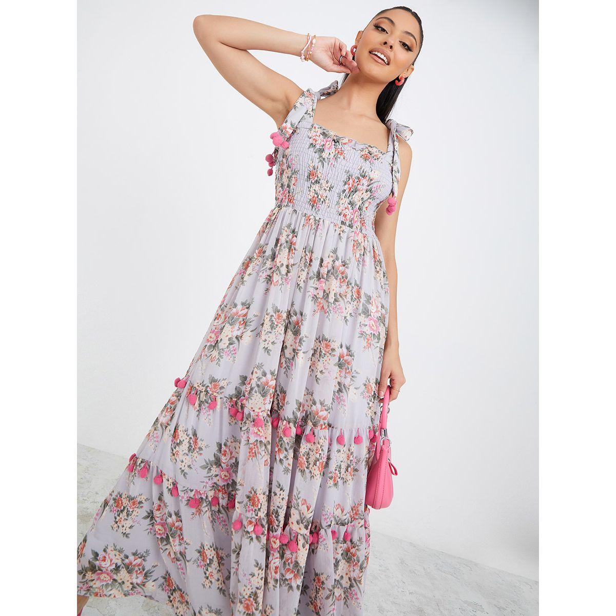 فستان طويل مطبع بزهور-women-clothing-dresses-image-2
