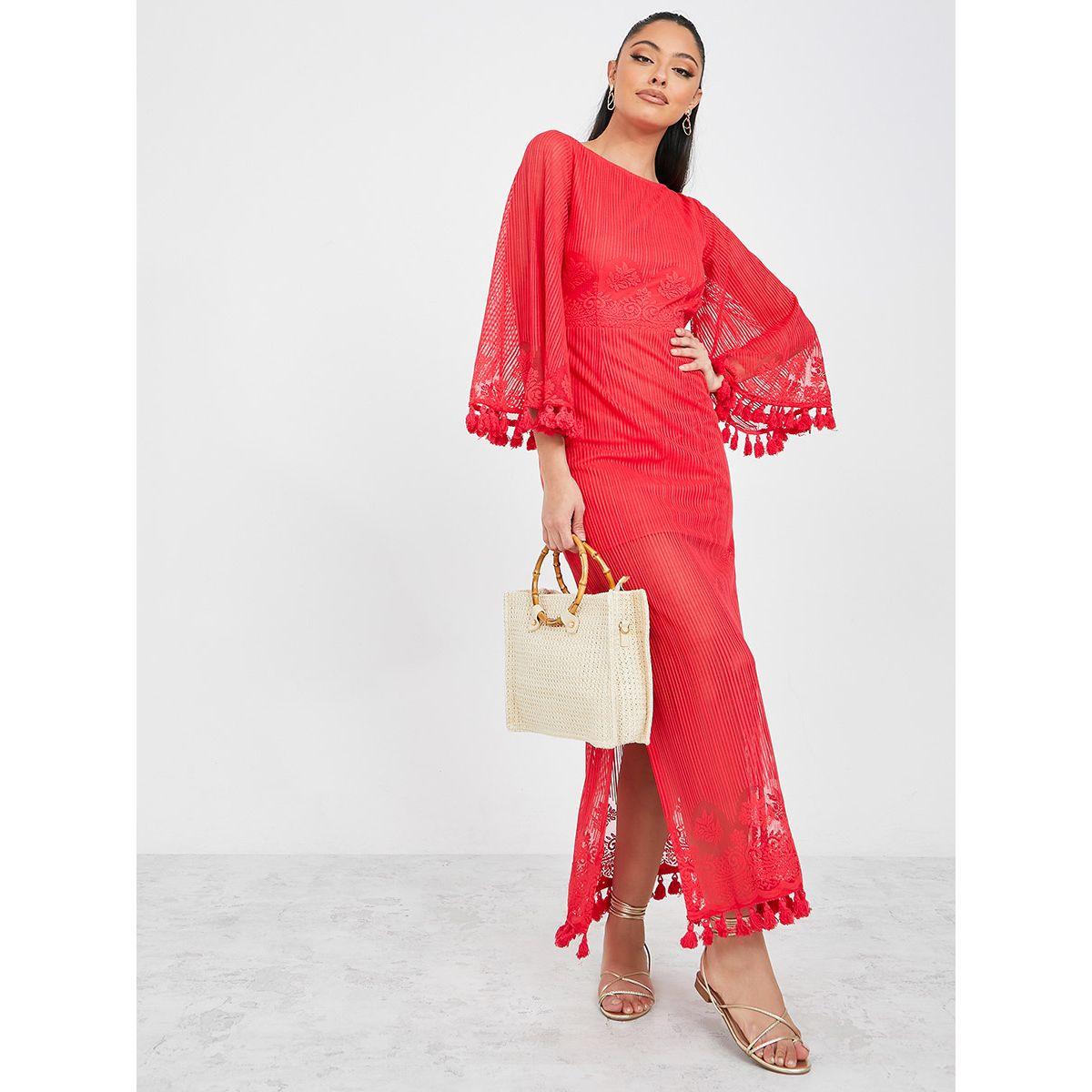 فستان طويل بتداخلات دانتيل-women-clothing-dresses-image-1