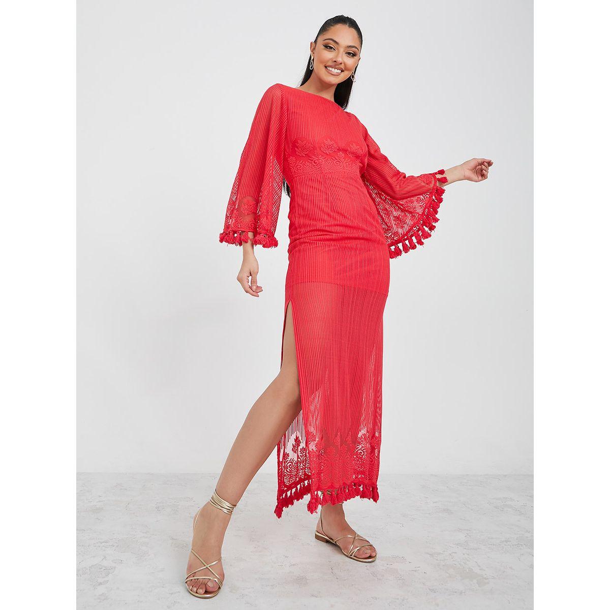 فستان طويل بتداخلات دانتيل-women-clothing-dresses-image-2