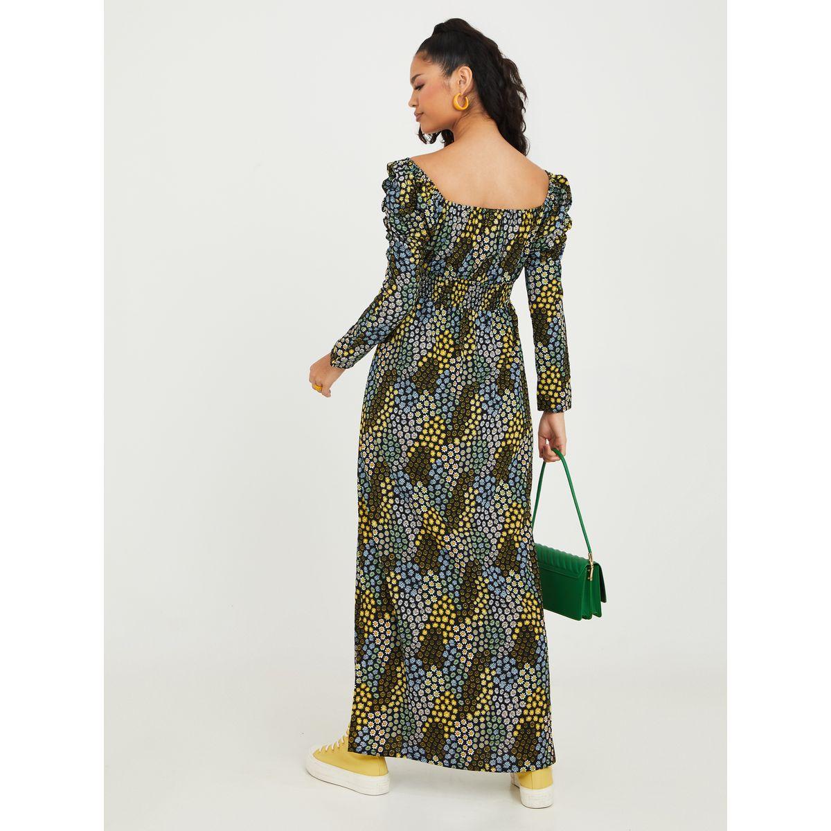فستان طويل باكمام منفوشة-women-clothing-dresses-image-5