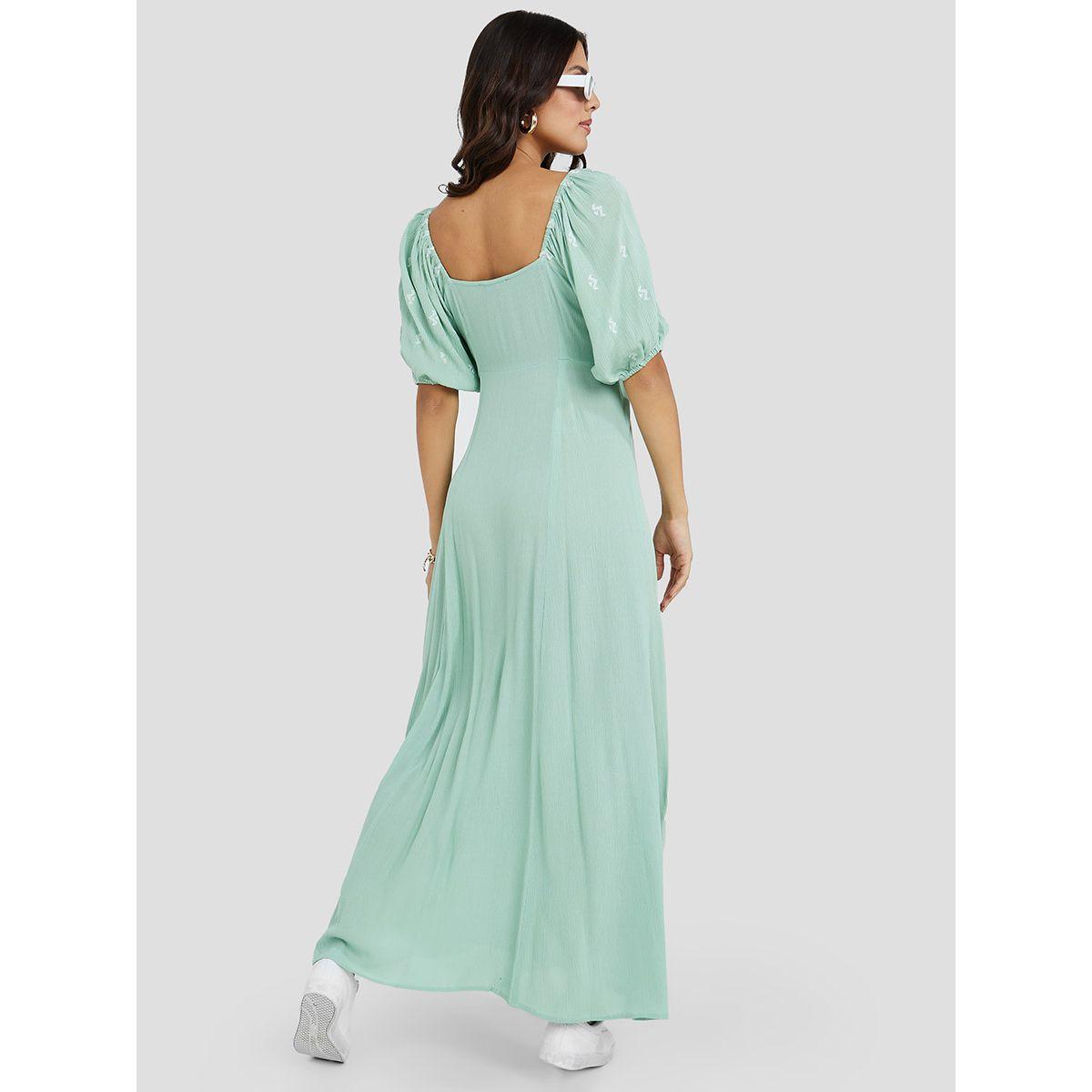 Styli Limited Short Volume Sleeves Embroidered Maxi Dress-women-clothing-dresses-image-4