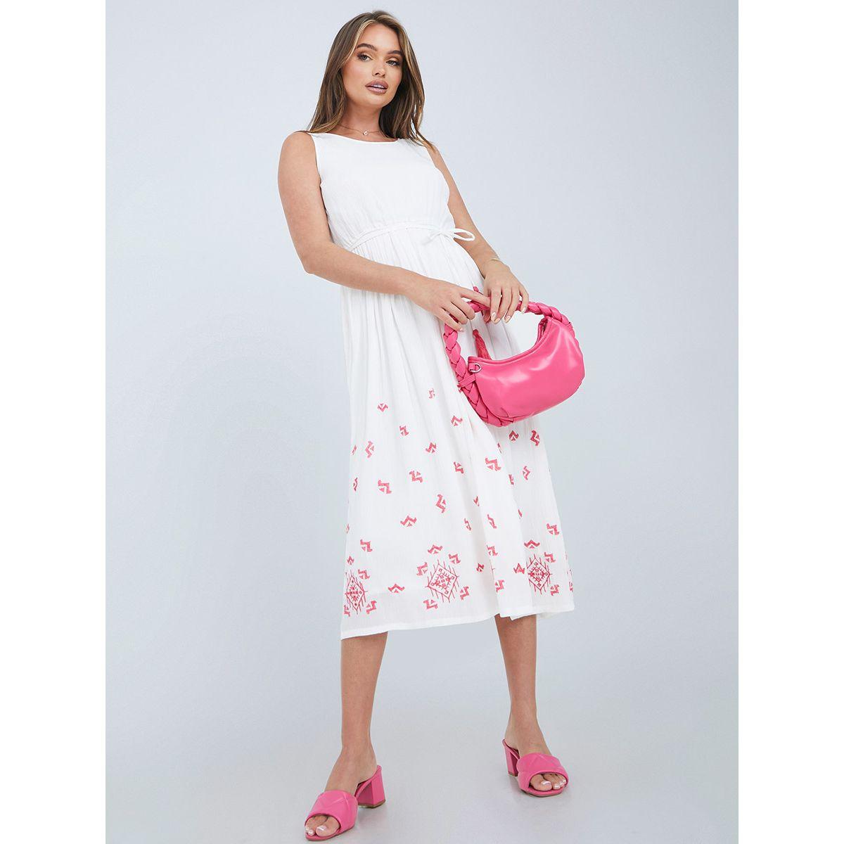 فستان ميدي بلا اكمام-women-clothing-dresses-image-1