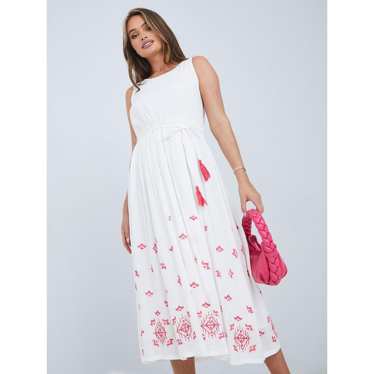 فستان ميدي بلا اكمام-women-clothing-dresses-image-2