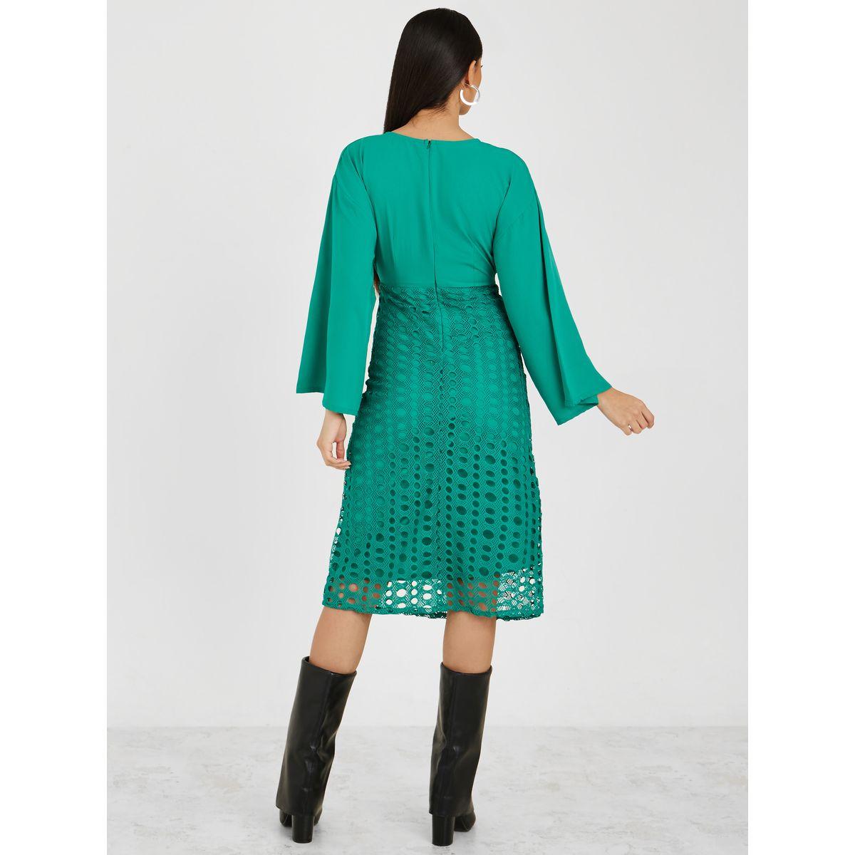 فستان ميدي بتداخلات كروشيه-women-clothing-dresses-image-3