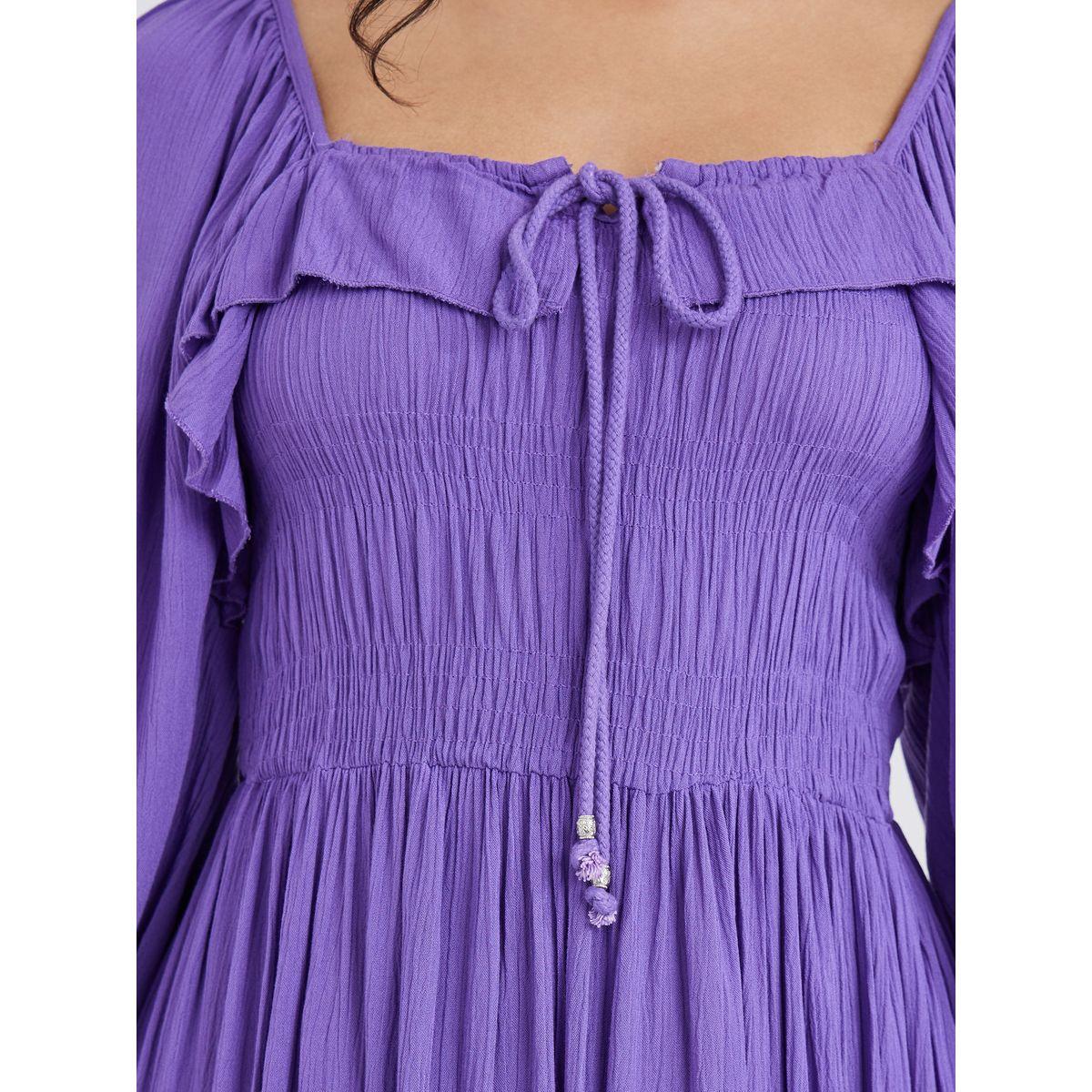فستان طويل باكمام بالون-women-clothing-dresses-image-3